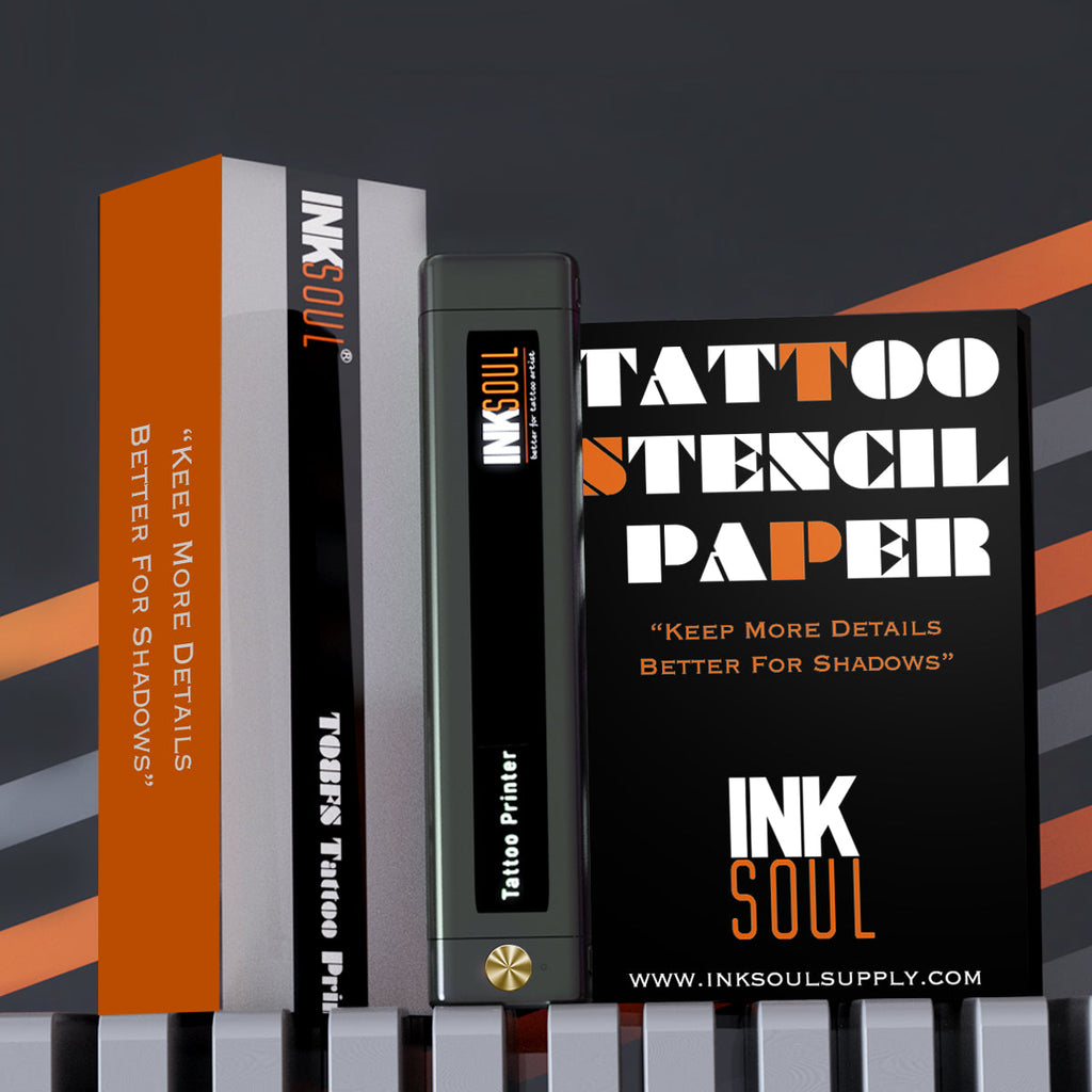 INKSOUL® T08FS Wireless Tattoo Transfer Stencil Printer-Can print shadows by INKSOULSUPPLY.COM