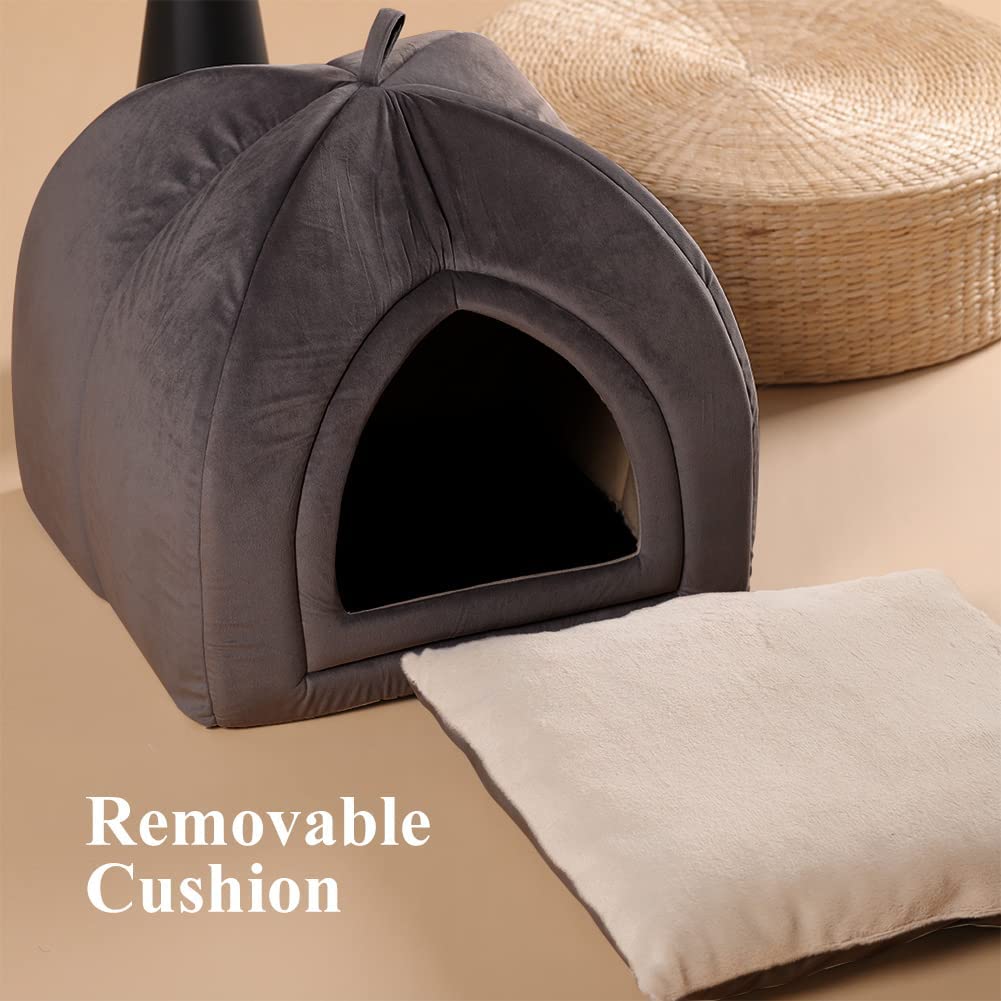 Kasentex Cat Bed, Lovely Tent with Removable Washable Pillow Cushion by Kasentex