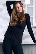 Women's Bamboo Lounge Long Sleeve T-Shirt by Spun Bamboo