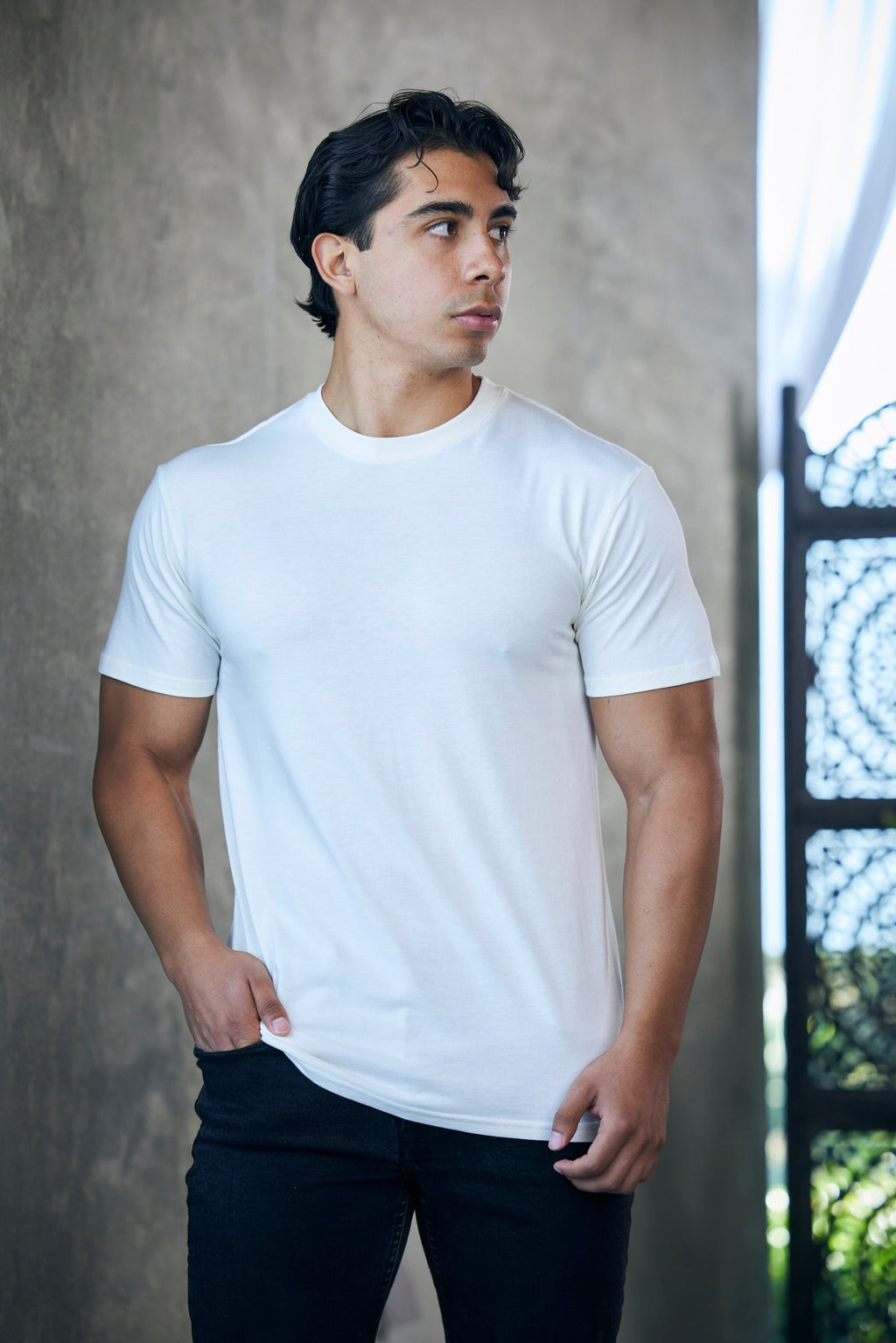 The Original Men's Bamboo Viscose/Organic Cotton Short Sleeve T-Shirt - Classic Cut by Spun Bamboo