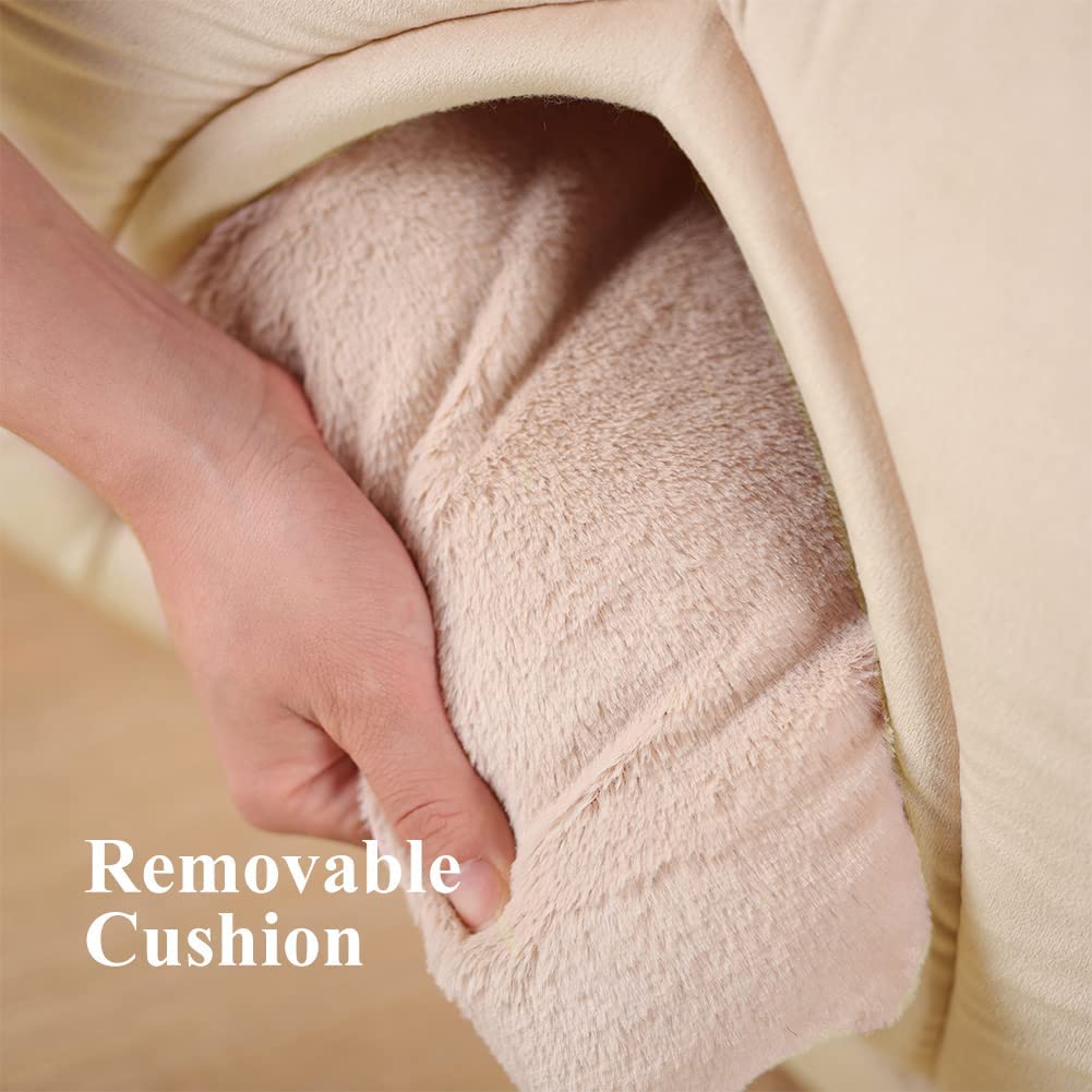 Kasentex Cat Bed, Lovely Tent with Removable Washable Pillow Cushion by Kasentex