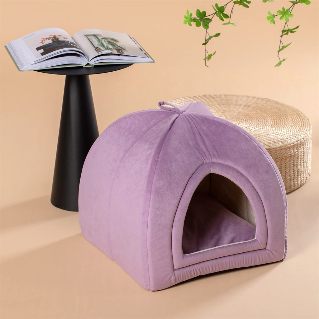 Kasentex Cat Bed, Lovely Tent with Removable Washable Pillow Cushion by Kasentex