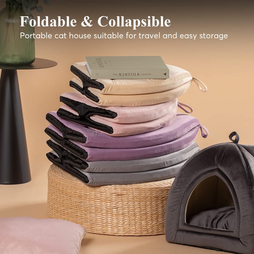 Kasentex Cat Bed, Lovely Tent with Removable Washable Pillow Cushion by Kasentex
