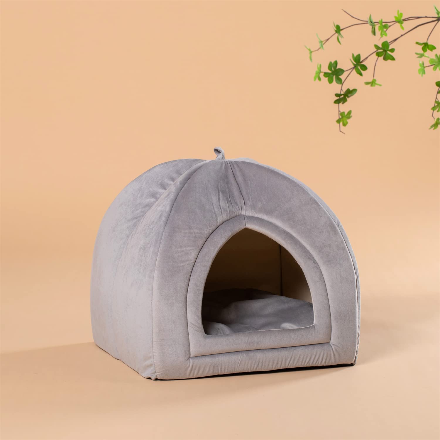 Kasentex Cat Bed, Lovely Tent with Removable Washable Pillow Cushion by Kasentex