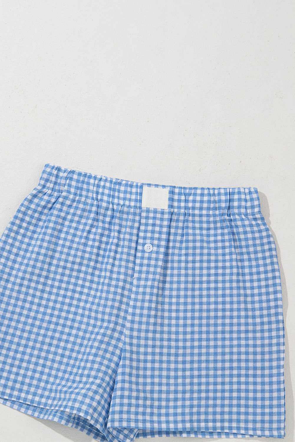 Gingham High Waist Boxer Short by Daisie Boutique