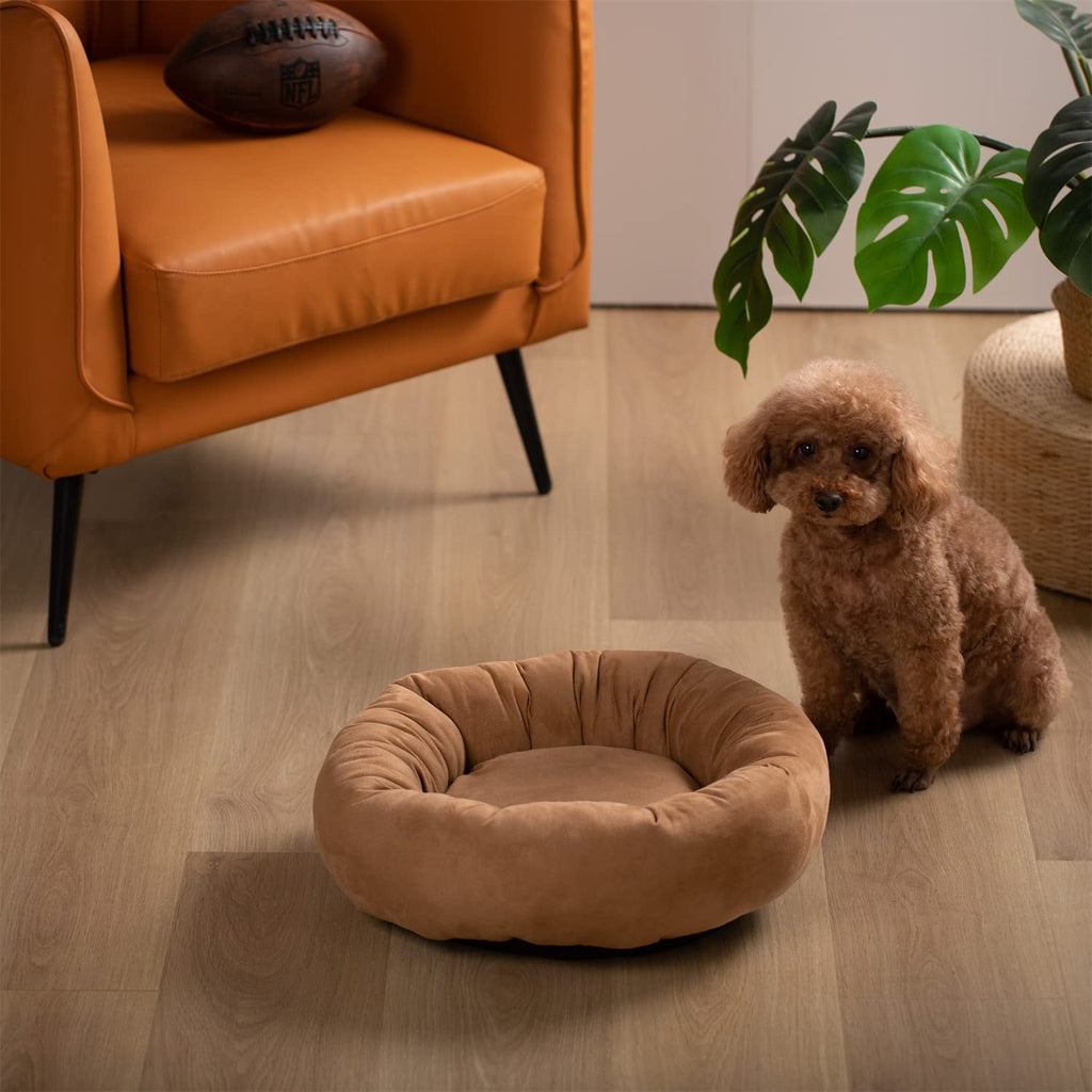 Kasentex Donut Design Round Dog Bed, Anti Slip and Machine Washable by Kasentex