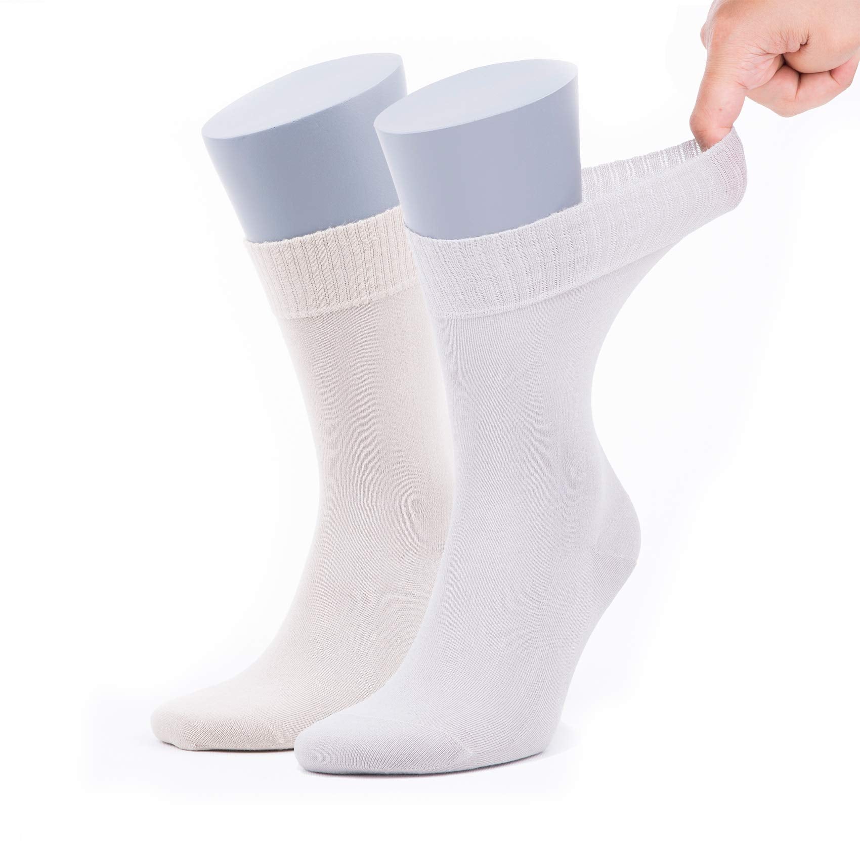 Men’s Bamboo Diabetic Socks 2-Pack - Ultra Thin by Bambooven