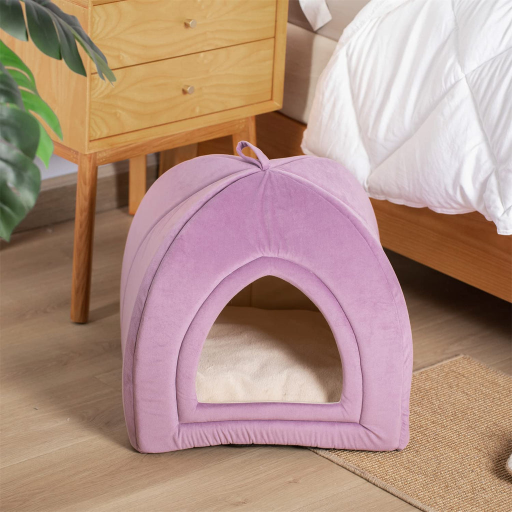 Kasentex Cat Bed, Lovely Tent with Removable Washable Pillow Cushion by Kasentex