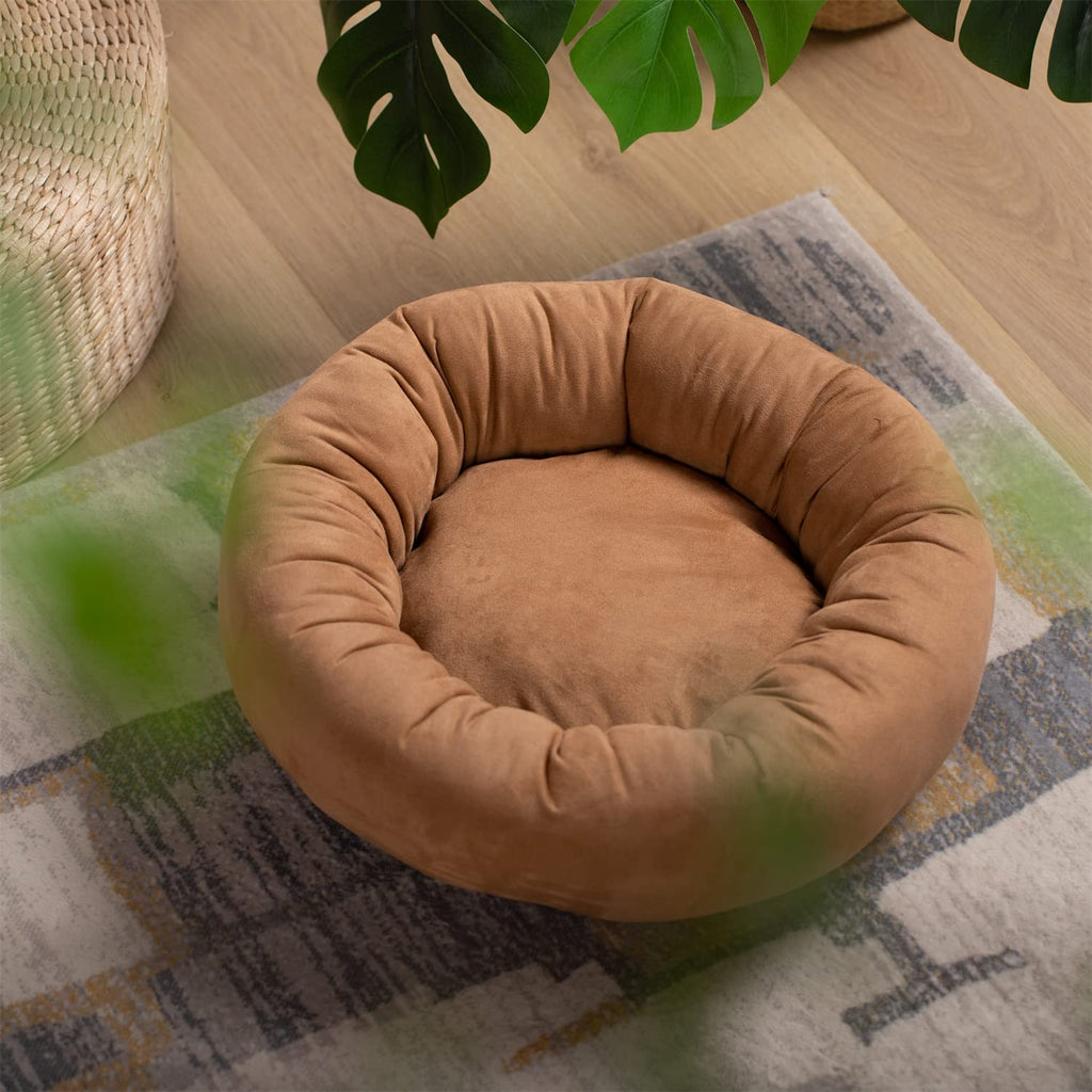 Kasentex Donut Design Round Dog Bed, Anti Slip and Machine Washable by Kasentex