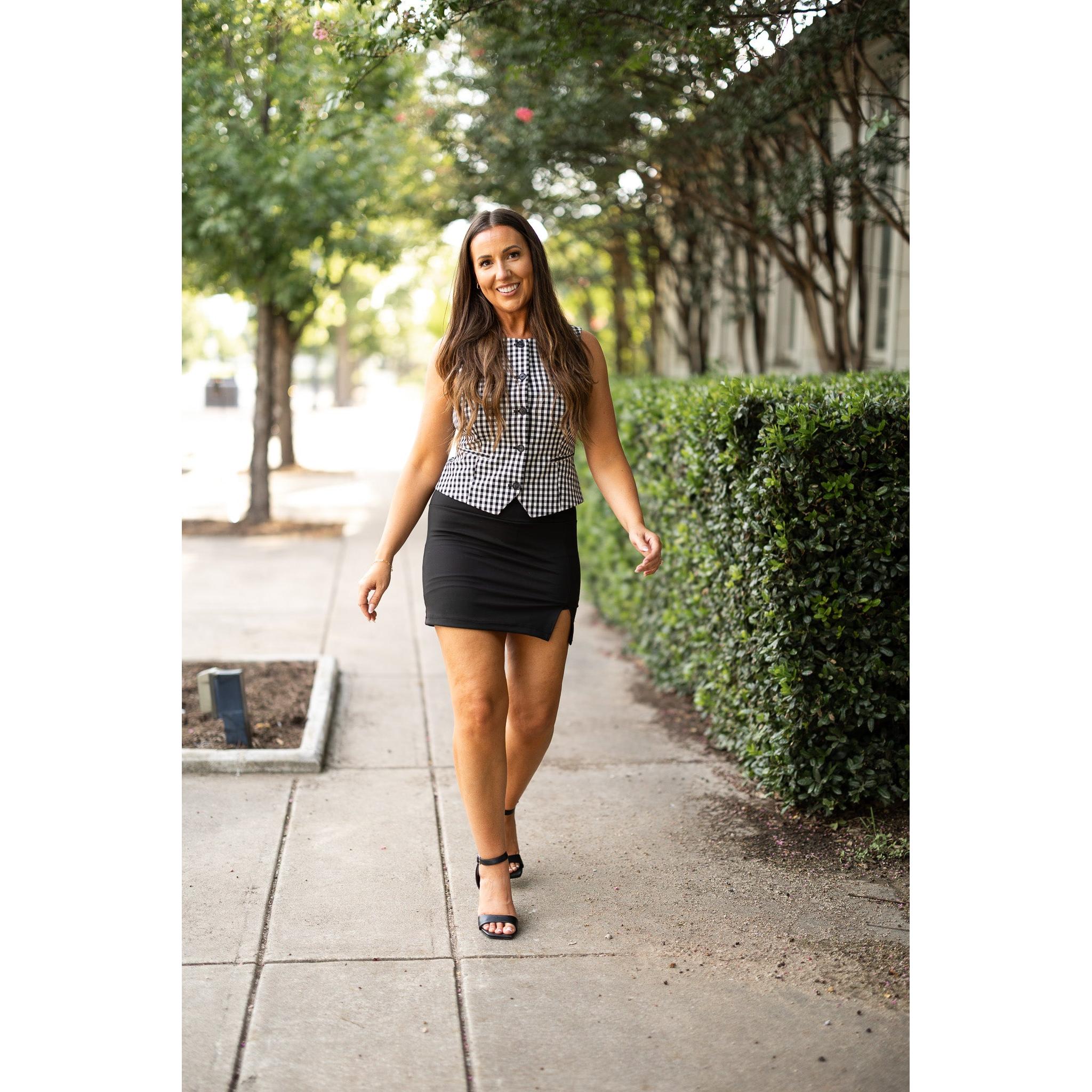 Savannah Deluxe Sculpting A-Line Skort by Julia Rose Collection