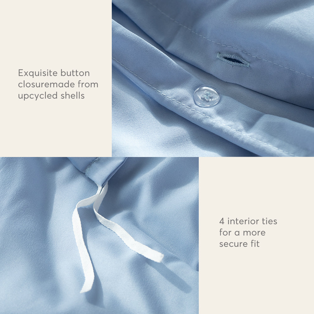 Kasentex Spring Duvet Cover Bedding Set with Duvet Cover, Pillowcase, Fitted Sheet, Hypoallergenic and Breathable, Room Decor, Graduation Gifts by Kasentex