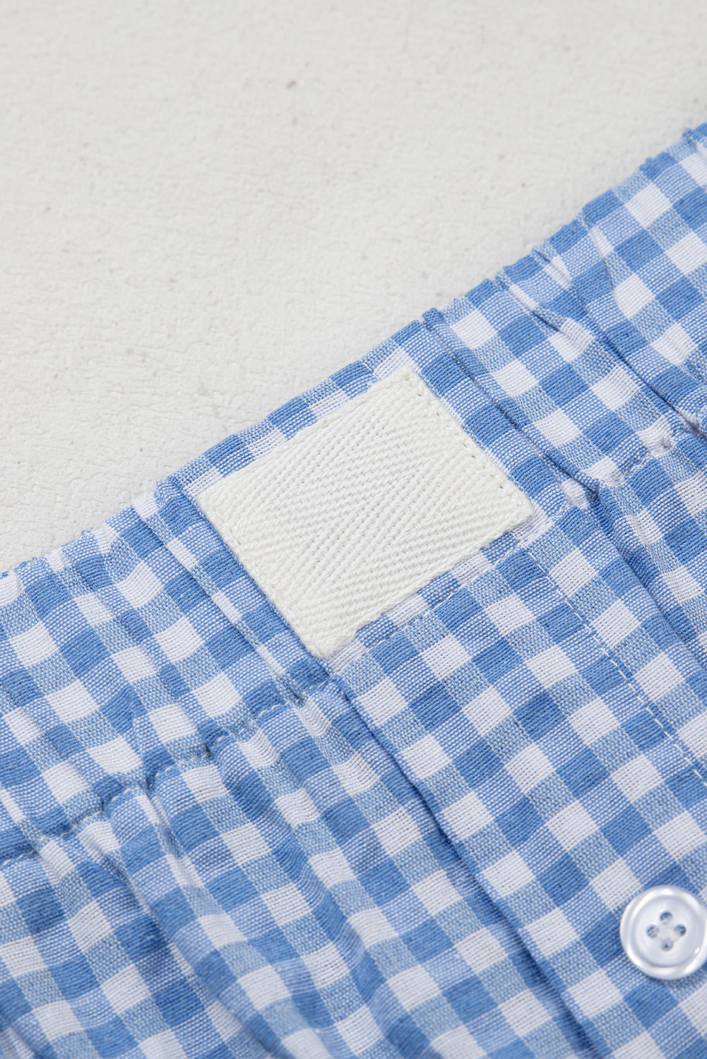 Gingham High Waist Boxer Short by Daisie Boutique