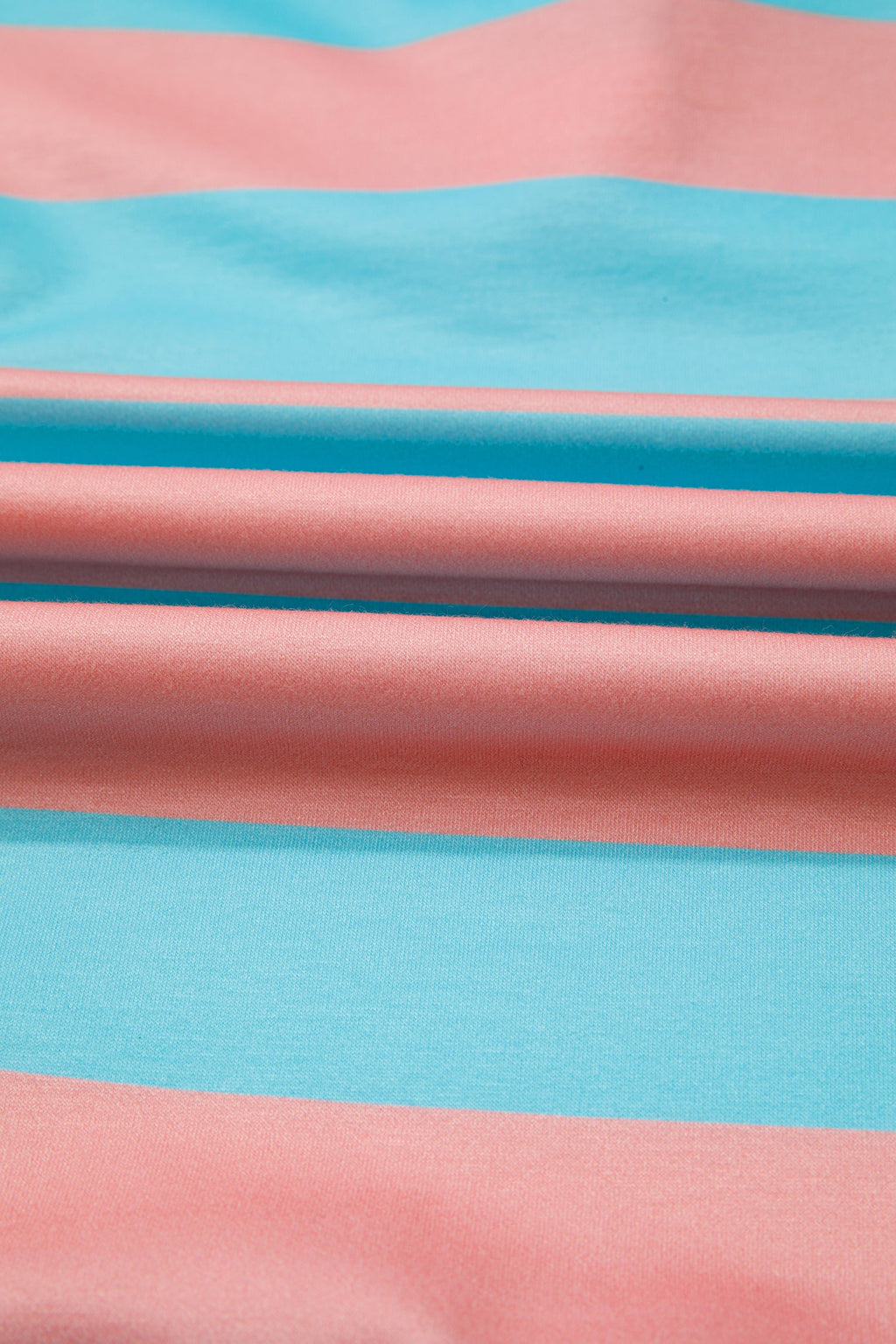 Colorblock Stripe Buttoned Collar Side Slit Top