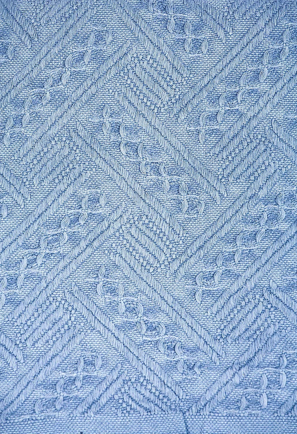 Kasentex 100% Cotton Soft Knitted Throw Blanket, Room Decor, Graduation Gifts, Fathers Day Gift, Mom Gift by Kasentex