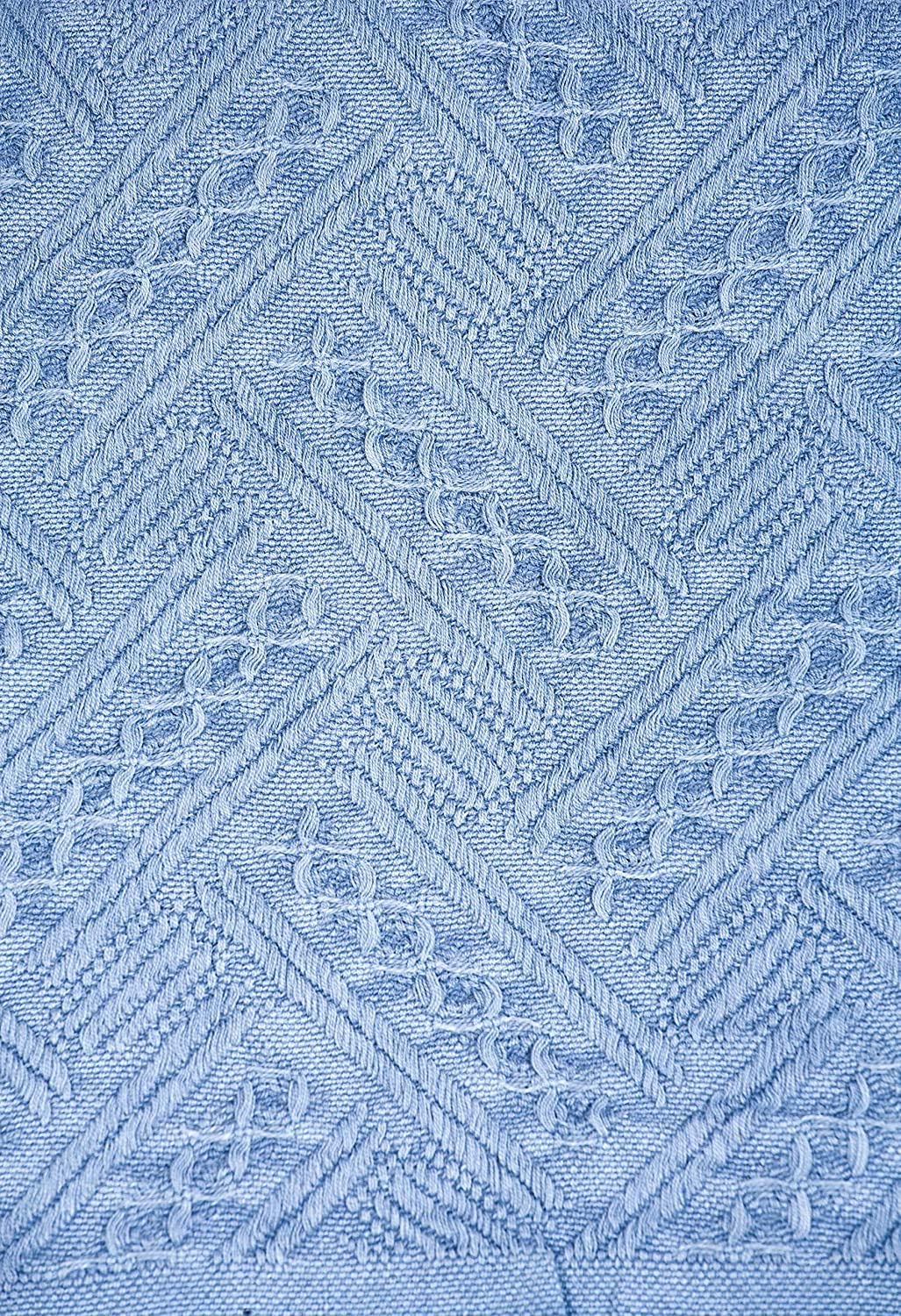 Kasentex 100% Cotton Soft Knitted Throw Blanket, Room Decor, Graduation Gifts, Fathers Day Gift, Mom Gift by Kasentex