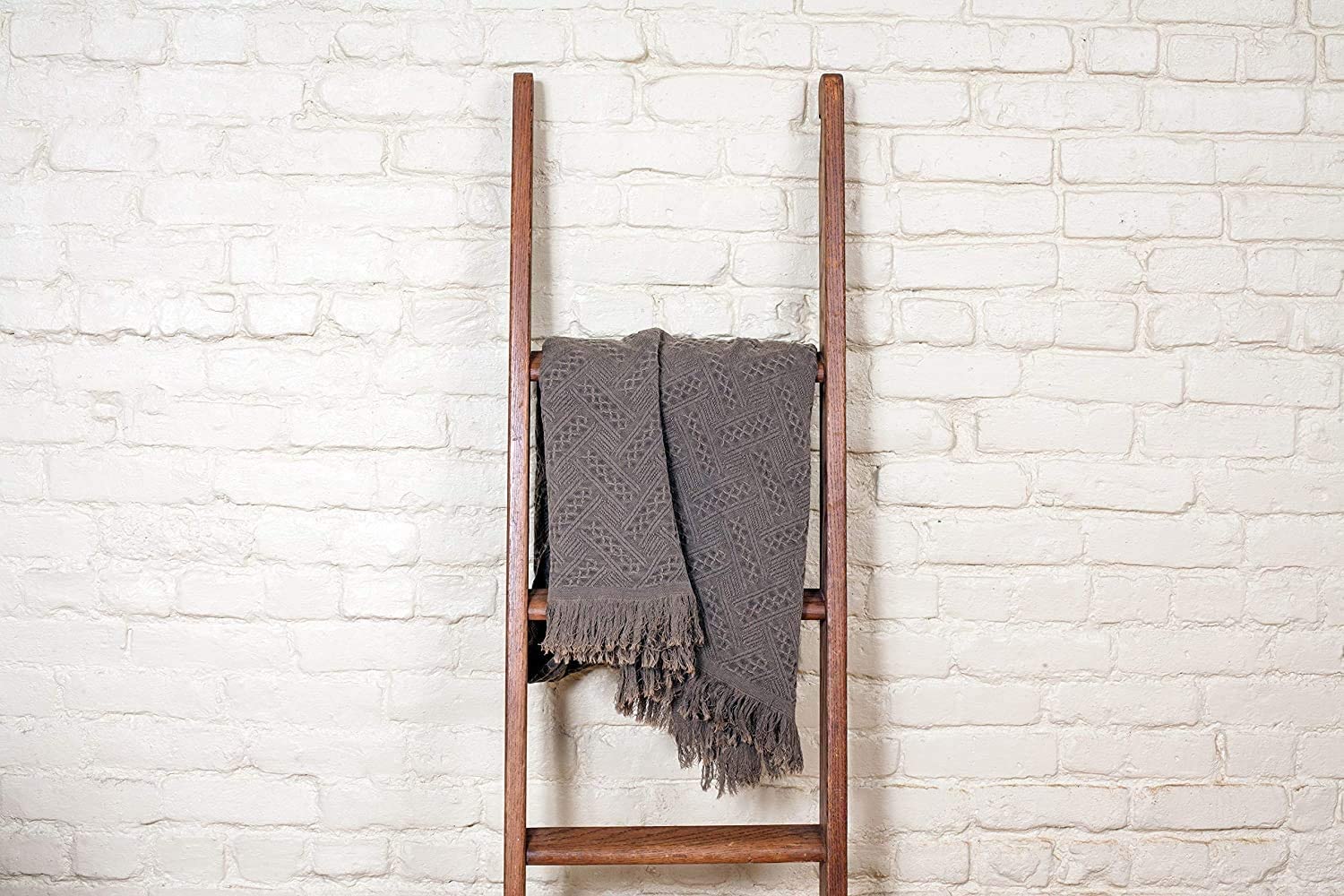 Kasentex 100% Cotton Soft Knitted Throw Blanket, Room Decor, Graduation Gifts, Fathers Day Gift, Mom Gift by Kasentex