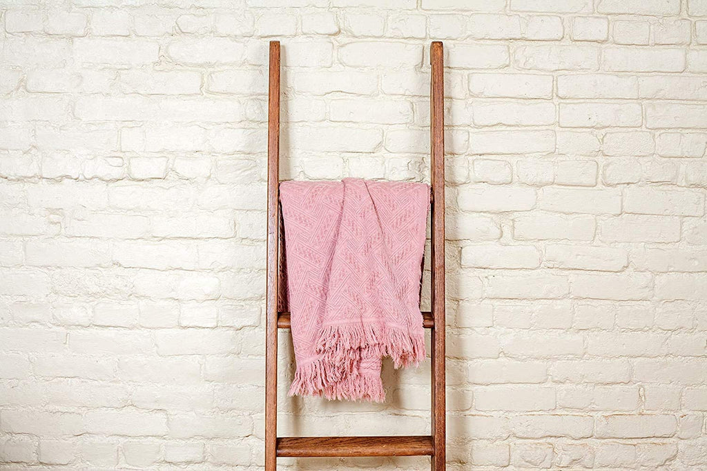Kasentex 100% Cotton Soft Knitted Throw Blanket, Room Decor, Graduation Gifts, Fathers Day Gift, Mom Gift by Kasentex