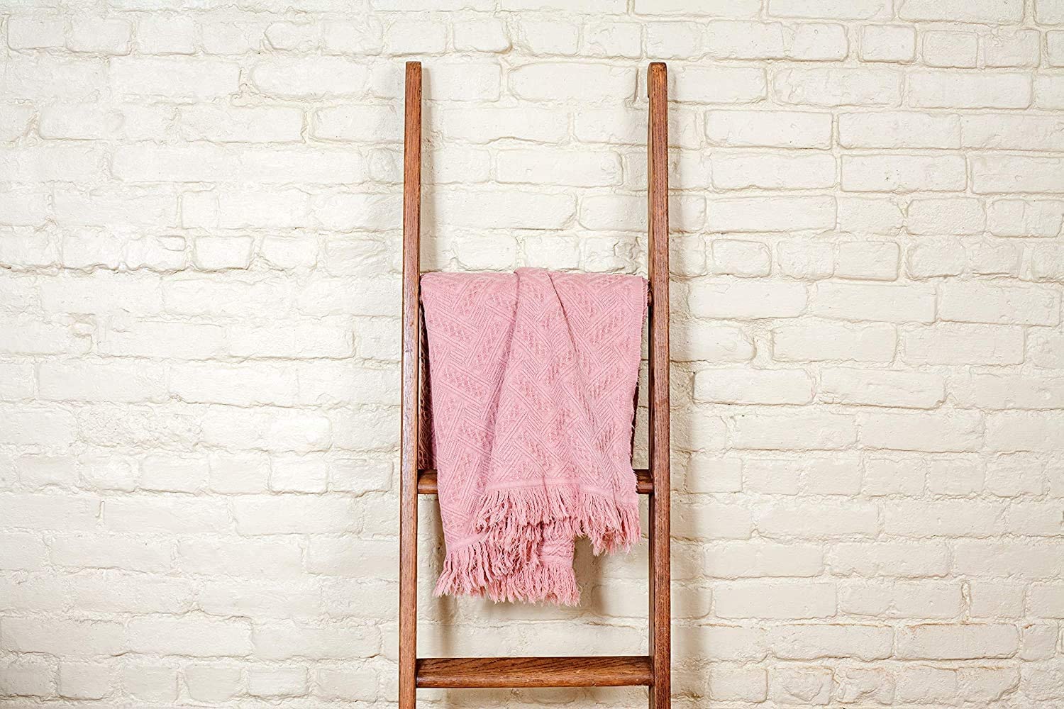 Kasentex 100% Cotton Soft Knitted Throw Blanket, Room Decor, Graduation Gifts, Fathers Day Gift, Mom Gift by Kasentex