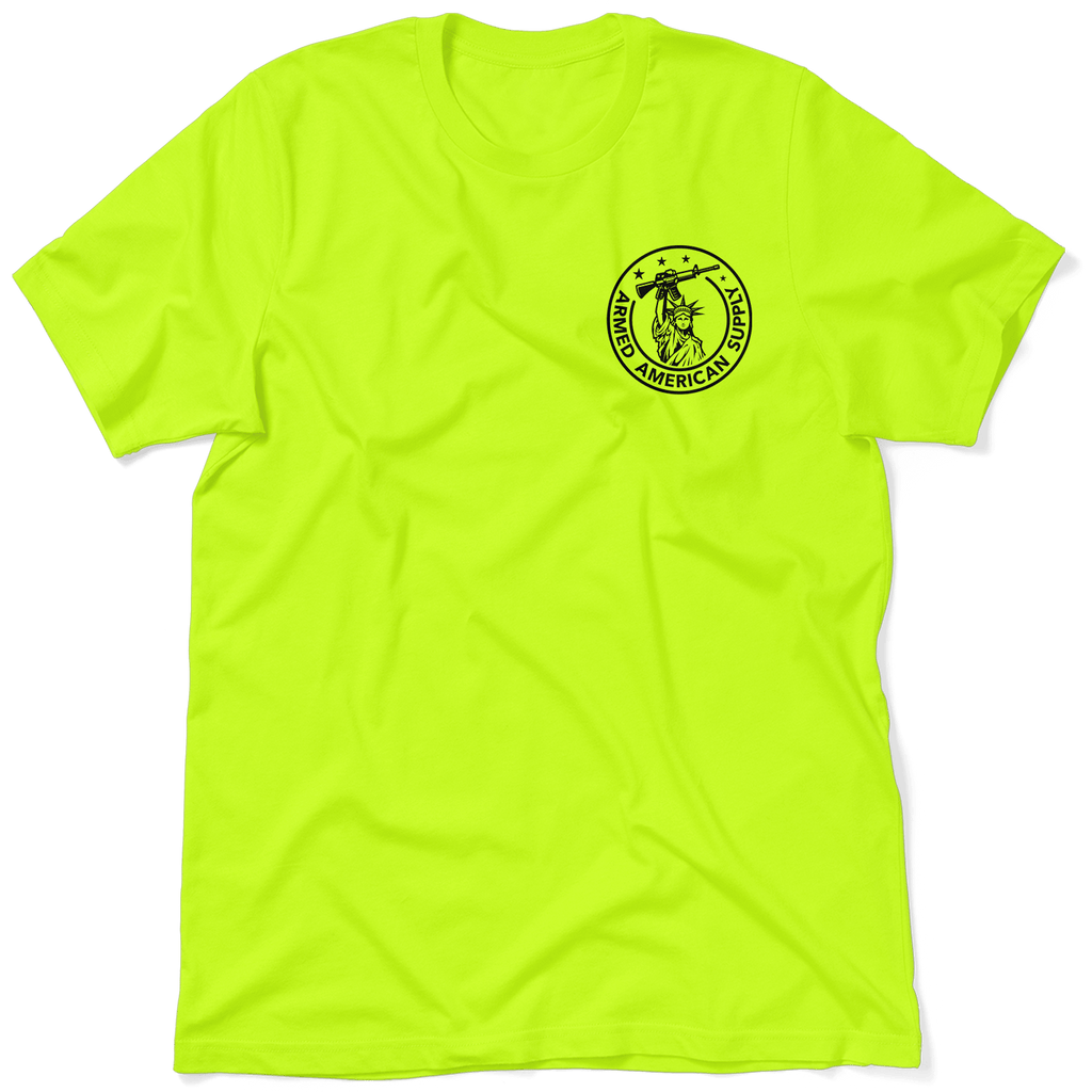 Nobody Cares - Safety Yellow T-Shirt by Armed American Supply