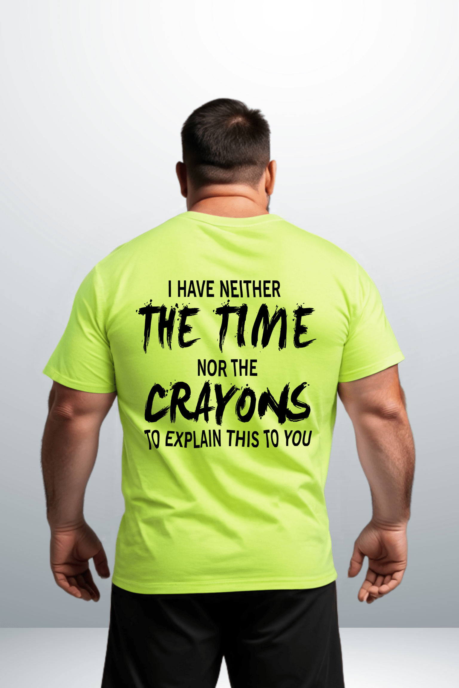 Crayons - Safety Yellow T-Shirt by Armed American Supply
