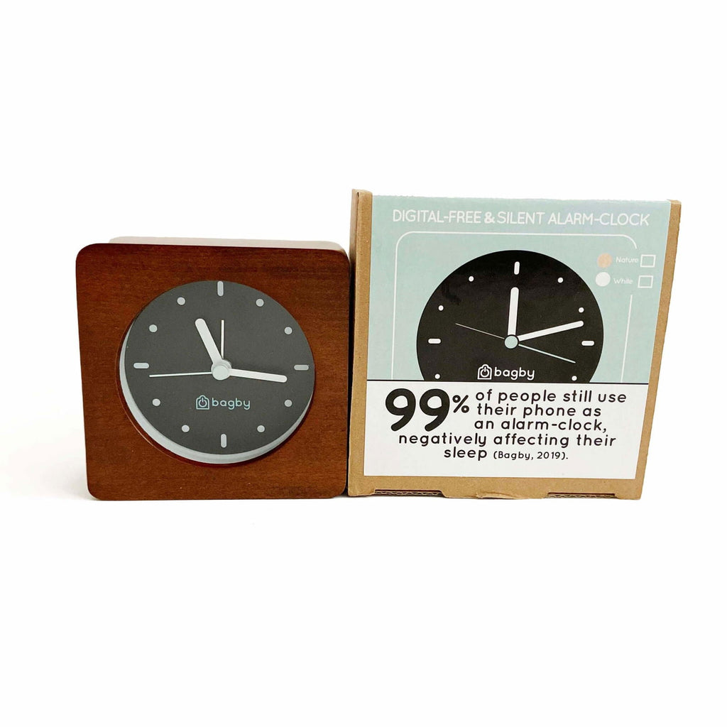 Bagby MINIMALIST - Silent Alarm Clock by Bagby