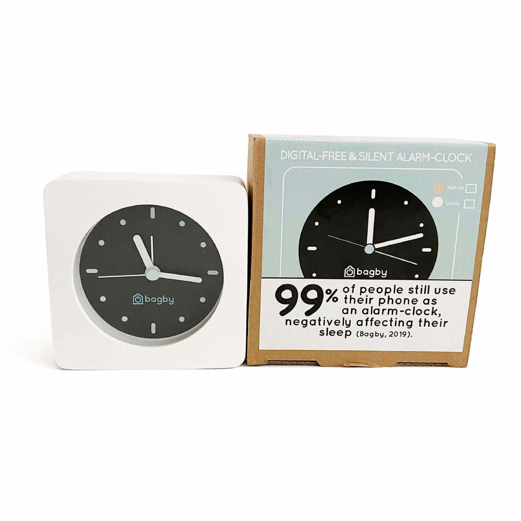 Bagby MINIMALIST - Silent Alarm Clock by Bagby