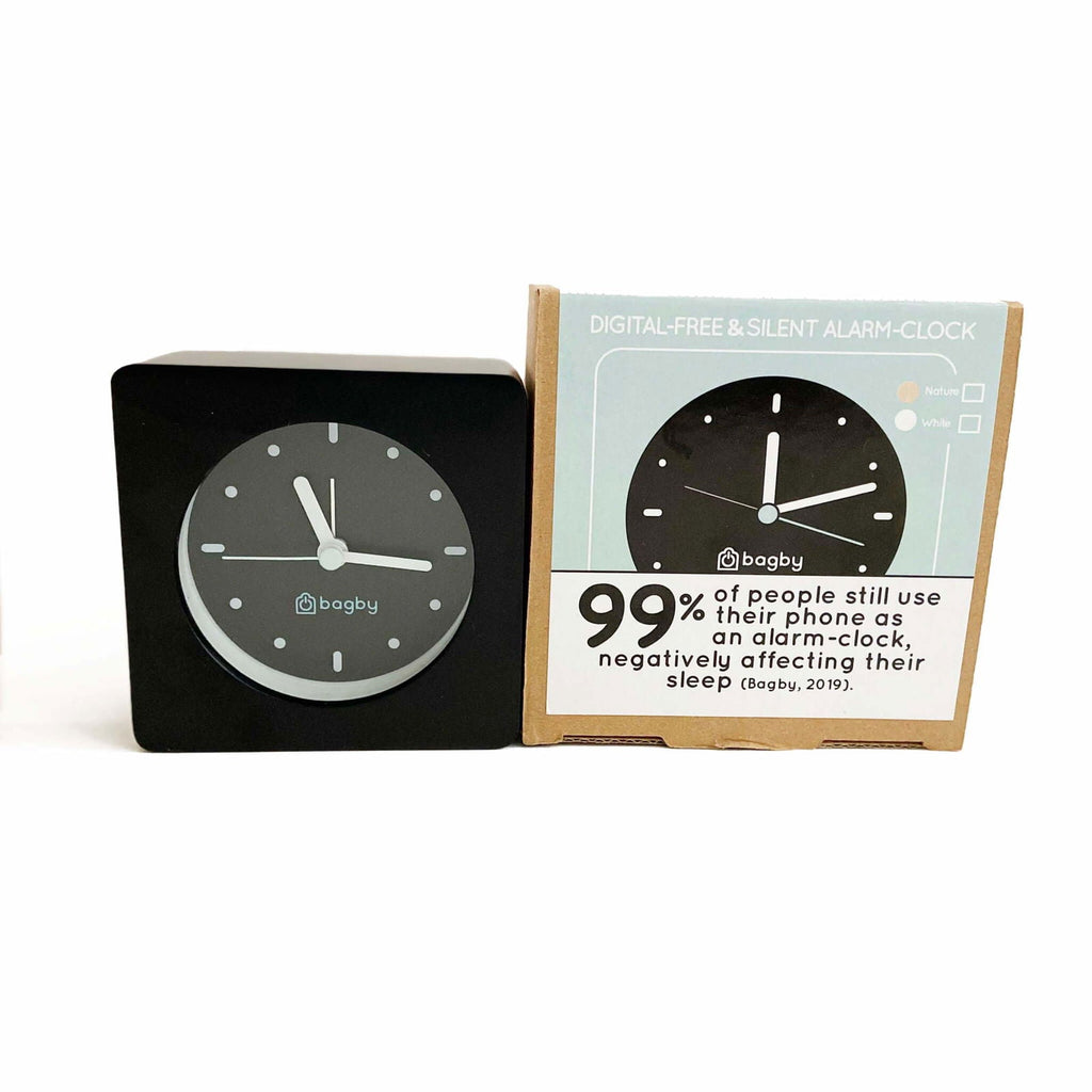 Bagby MINIMALIST - Silent Alarm Clock by Bagby