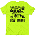 I Can't Do Both - Safety Yellow T-Shirt by Armed American Supply