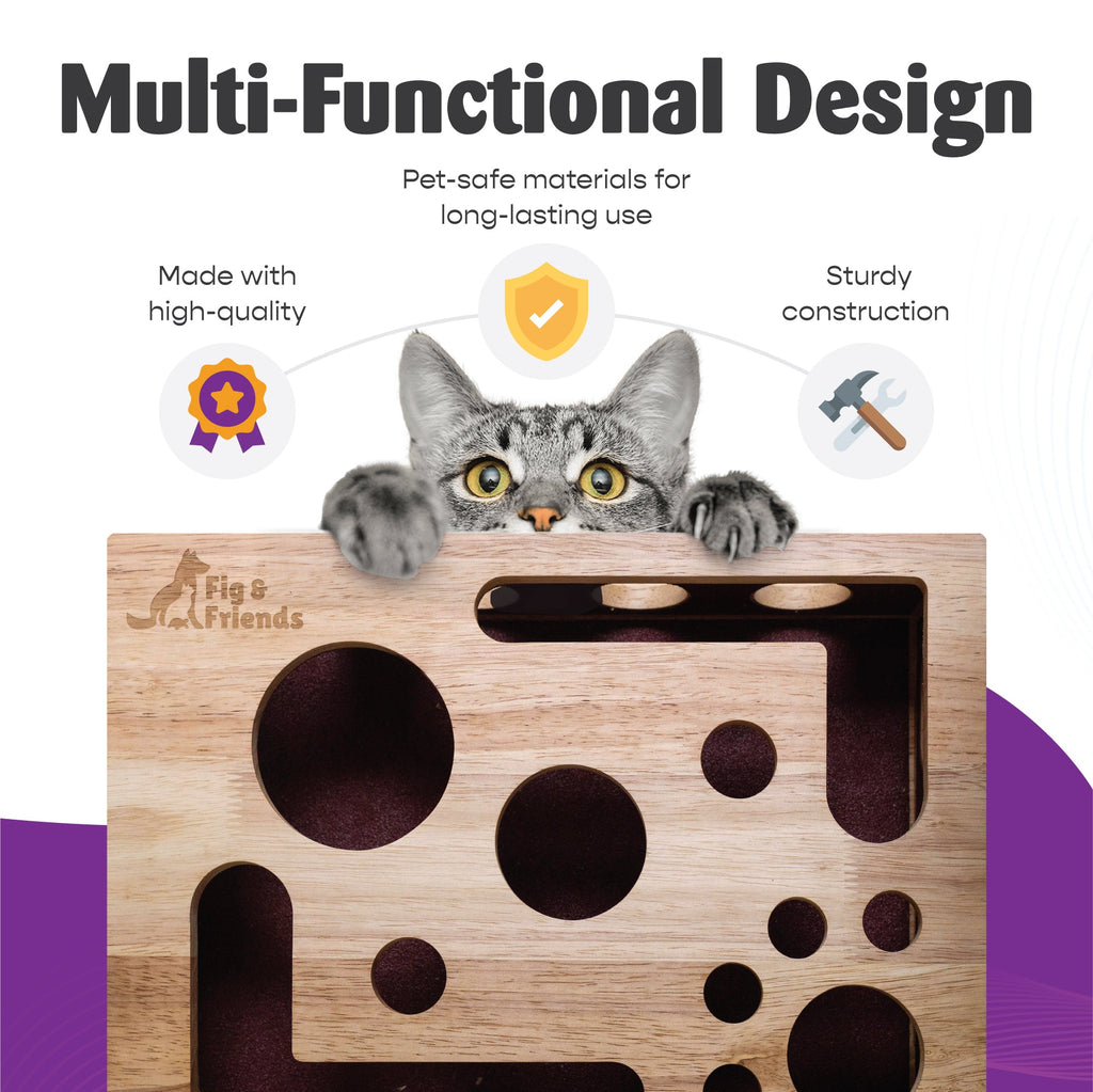 *The Original* Cat Nail File Enrichment Box by Fig & Friends