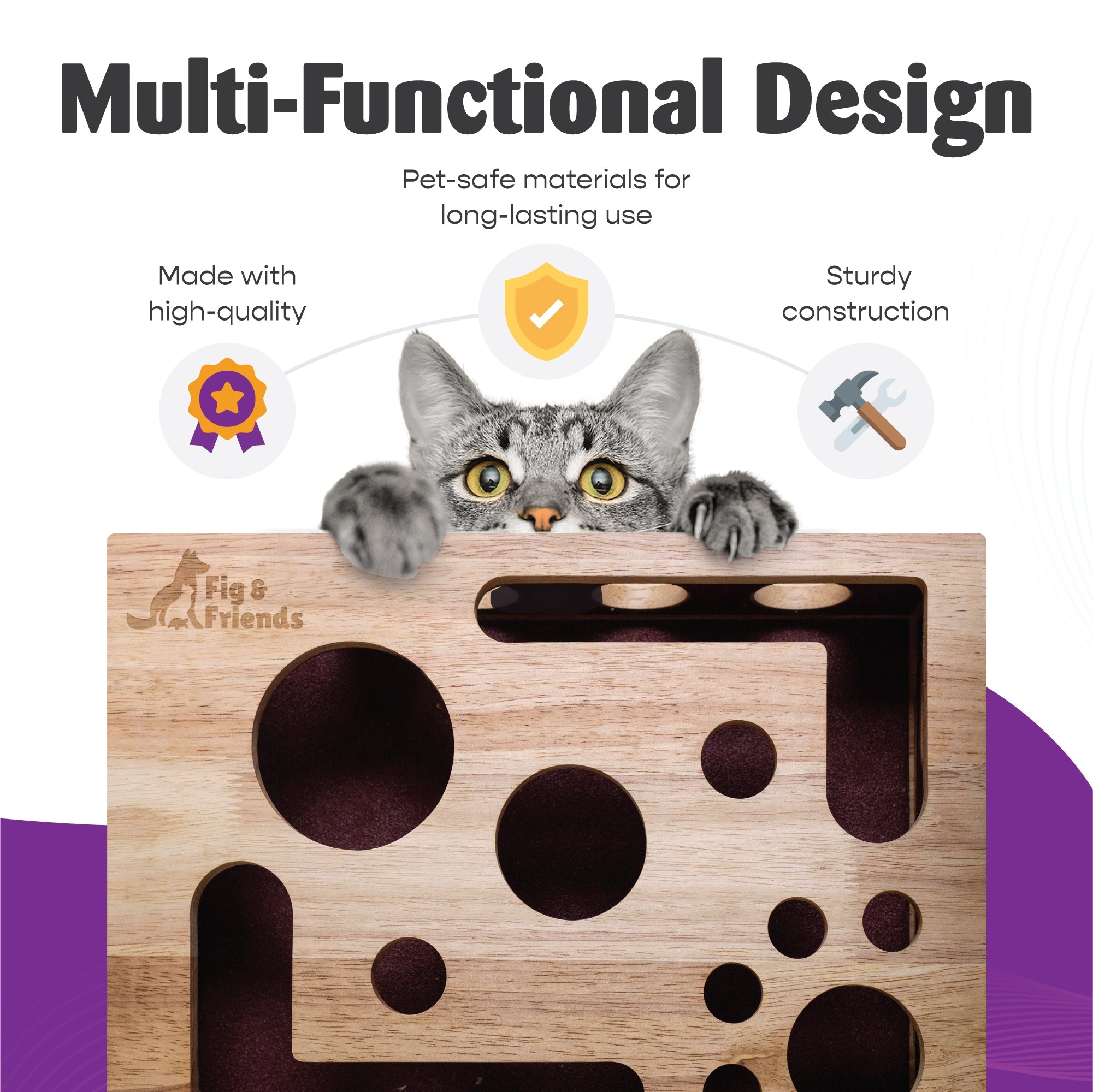 *The Original* Cat Nail File Enrichment Box by Fig & Friends