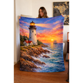 Lighthouse Blanket 🌊 by Julia Rose Collection