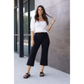 Anna - Cropped Black Wide Legs by Julia Rose Collection