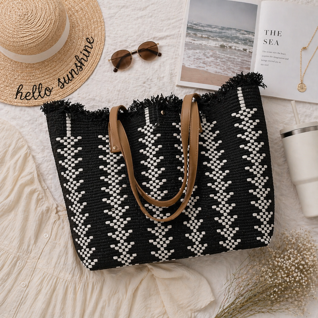 The Bella - Black Tote by Julia Rose Collection