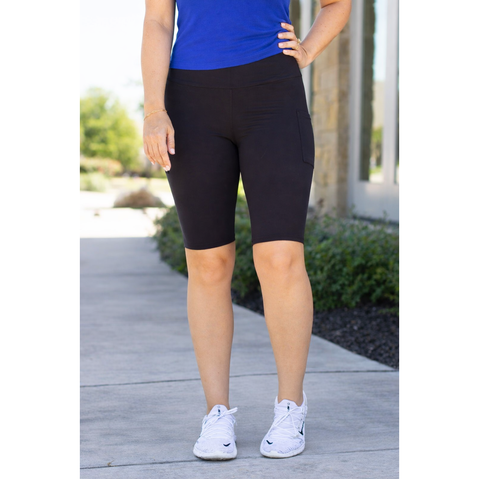 Blanca - Black 9" Bermuda Shorts* by Julia Rose Collection