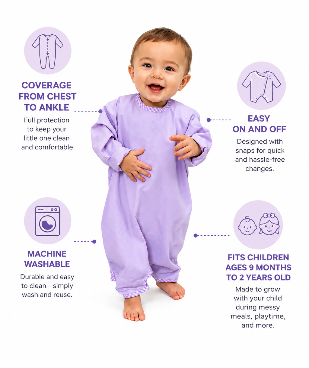 BodyBib™ Full-Coverage Toddler Bib by BodyBibShop