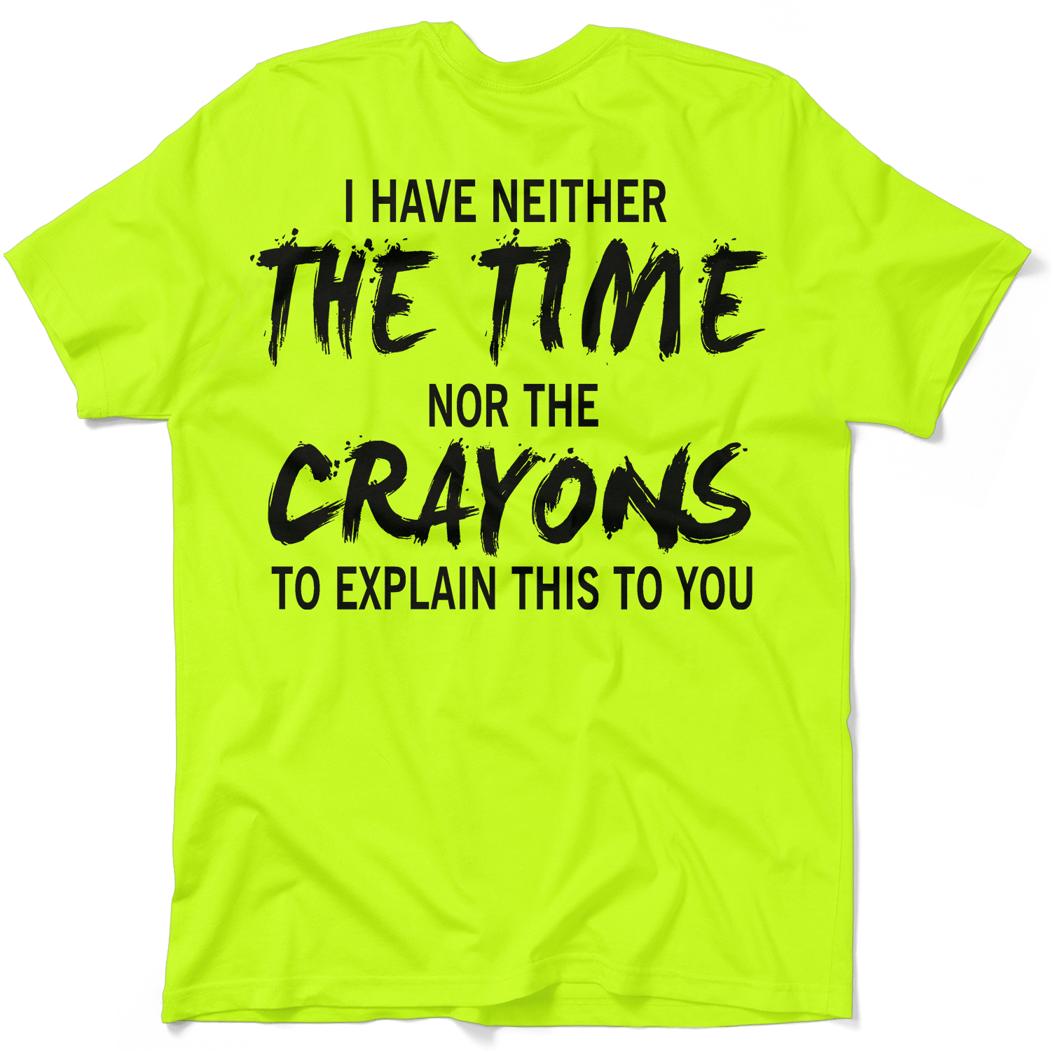 Crayons - Safety Yellow T-Shirt by Armed American Supply
