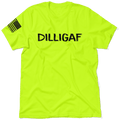 DILLIGAF - Safety Yellow T-Shirt by Armed American Supply