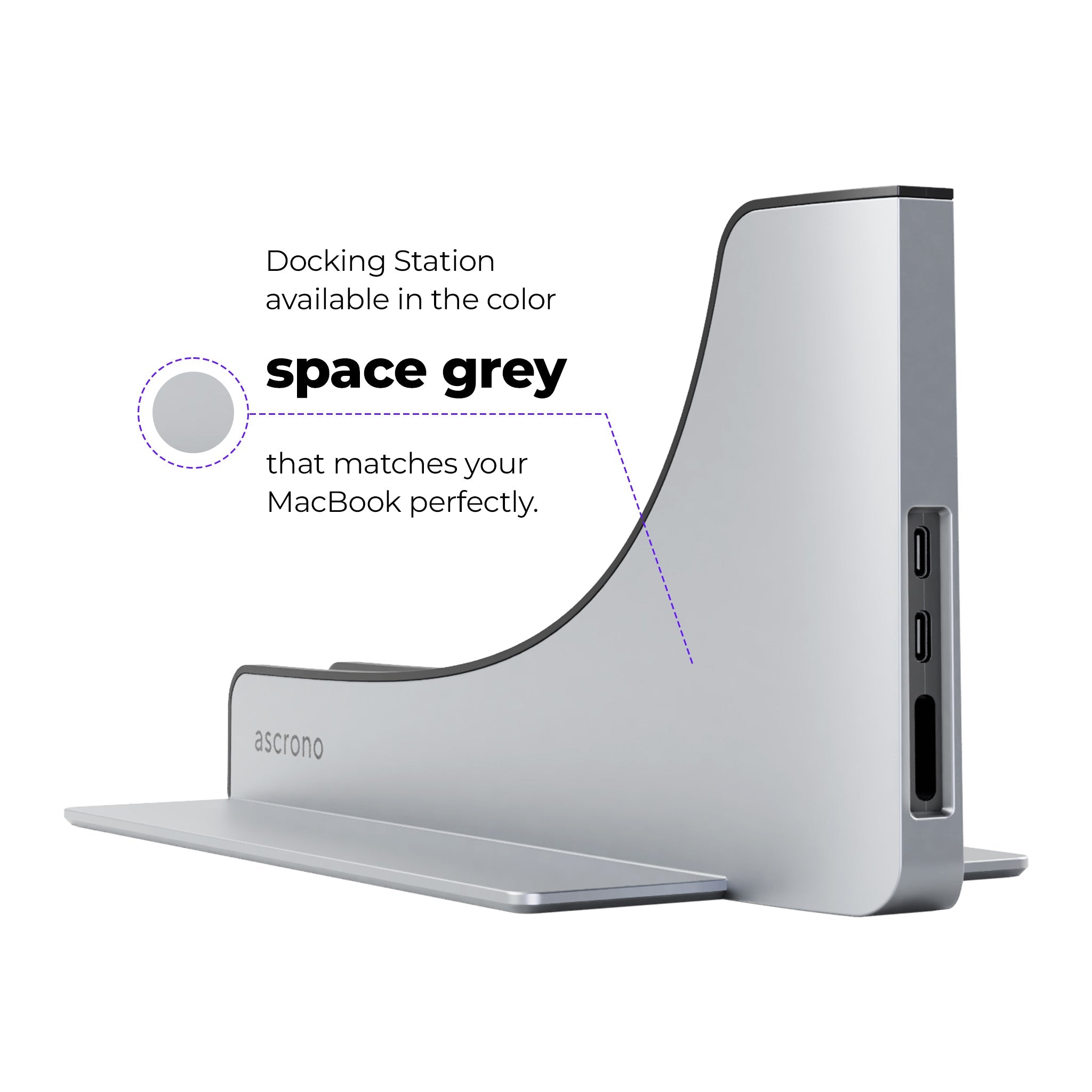 Ascrono® MacBook Docking Station by Ascrono