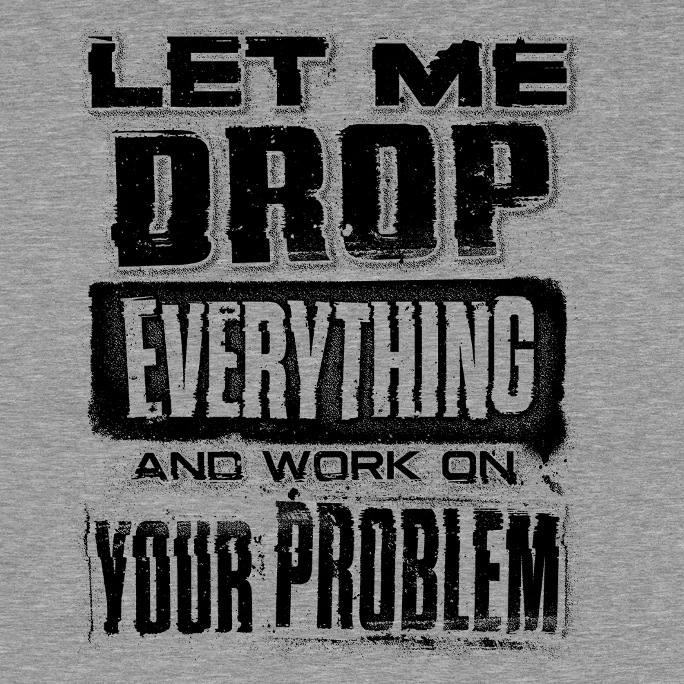 Drop Everything - Safety Yellow T-Shirt by Armed American Supply