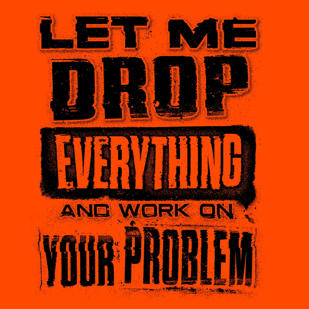 Drop Everything - Safety Yellow T-Shirt by Armed American Supply