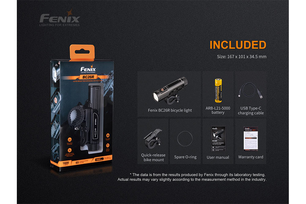 Fenix BC26R LED Bike Light by Fenix Store