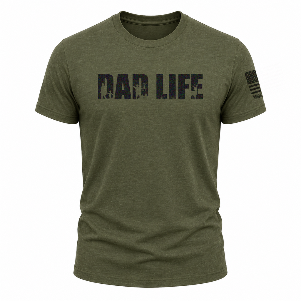 "DAD LIFE" Tee by Bow Crew Apparel - Bow Hunting Lifestyle Apparel
