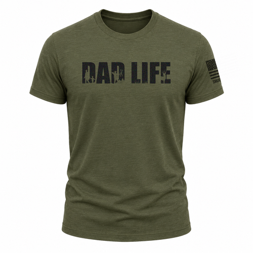 "DAD LIFE" Tee by Bow Crew Apparel - Bow Hunting Lifestyle Apparel
