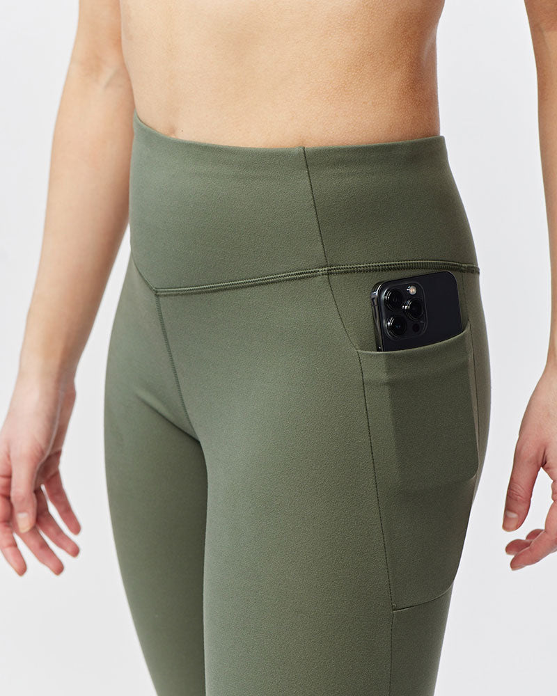 Go Again Women's Cropped Leggings Length 21" by Goal Five