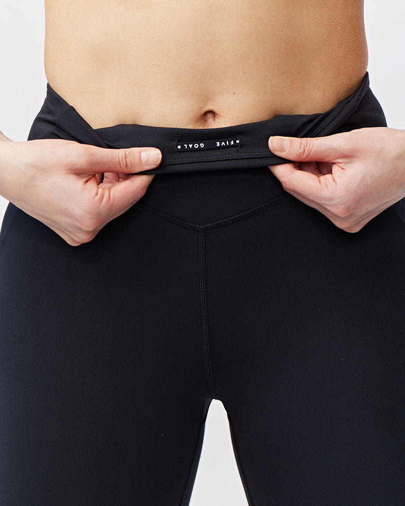 Go Again Women's Cropped Leggings Length 21" by Goal Five