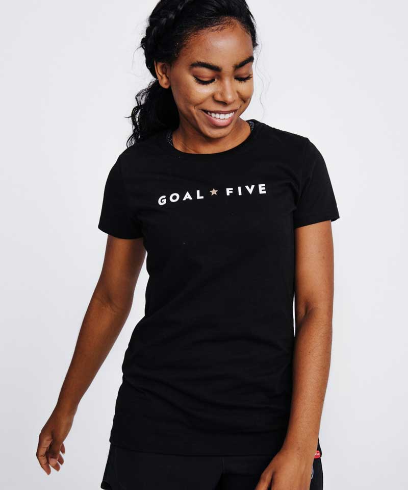 Goal Five Women's Athletic T-Shirt by Goal Five