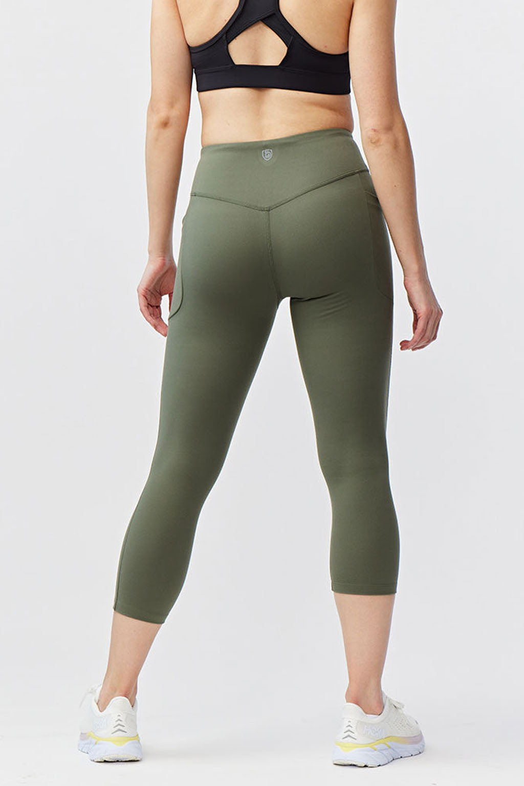 Go Again Women's Cropped Leggings Length 21" by Goal Five