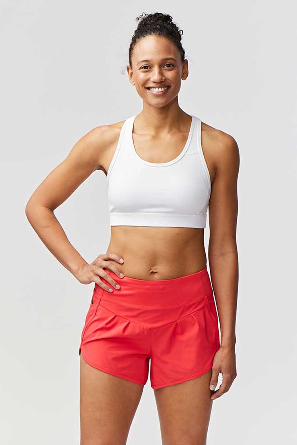 Sheva Women's High Rise Running Shorts by Goal Five