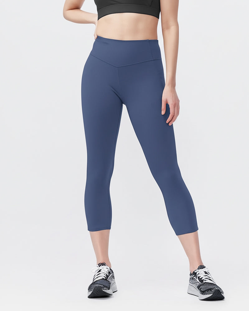 Go Again Women's Cropped Leggings Length 21" by Goal Five