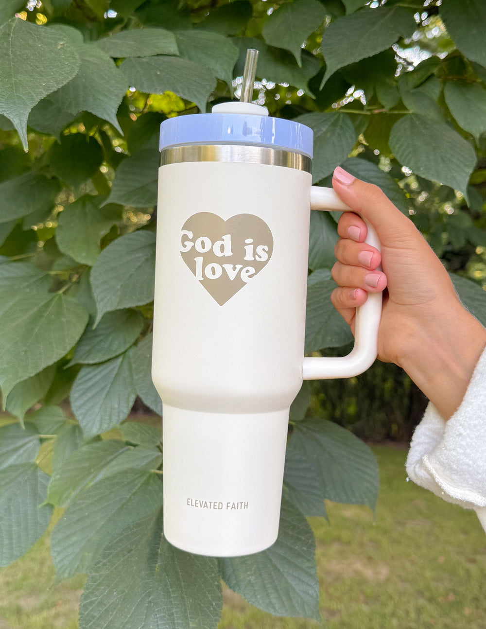 God is Love 40 oz Tumbler by Elevated Faith